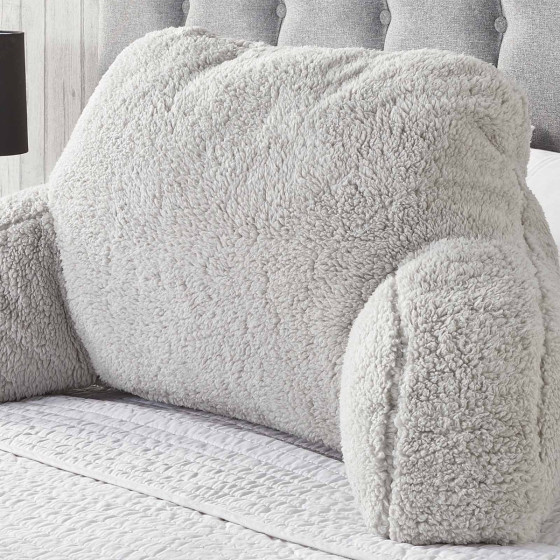 OHS Teddy Cuddle Cushion - Silver