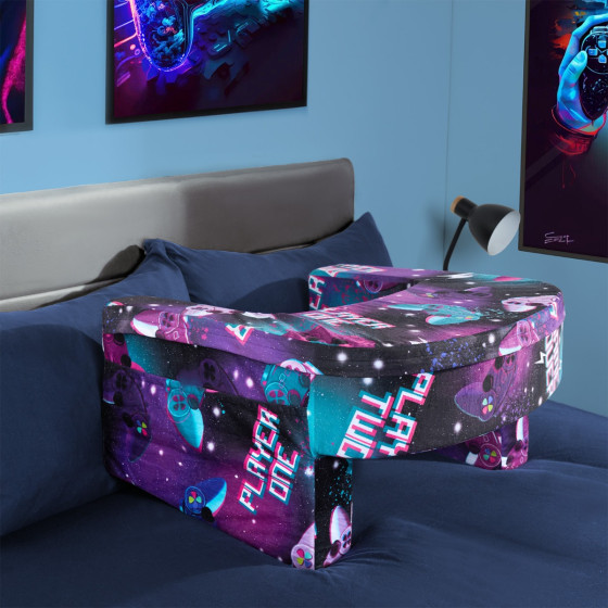 OHS Gaming Desk Lap Pillow - Neon