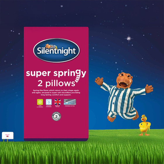 Silentnight Super Springy Pillow Pair - 2 Pack