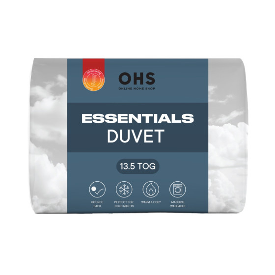 OHS Essentials 13.5 Tog Cosy Duvet - King
