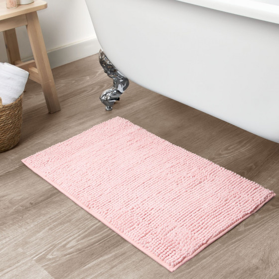 Brentfords Noodle Bath Mat Blush Pink