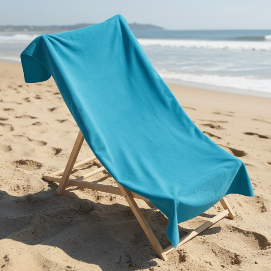 OHS Beach Towel - Sea Blue