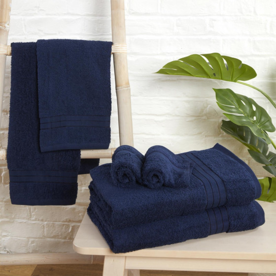 Brentfords 100 Cotton Towel Navy