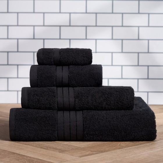 Brenfords 100% Cotton Hand Towel - Black