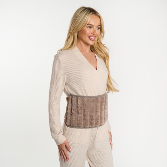 OHS Adjustable Ribbed Hot Water Bottle Belt - Mink