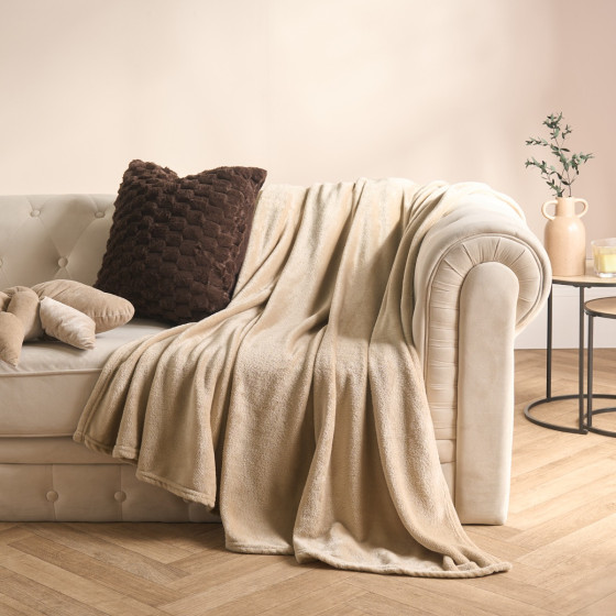 OHS Supersoft Throw - Natural