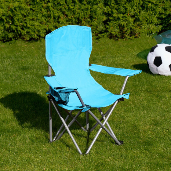 OHS Kids Foldable Camping Chair - Blue