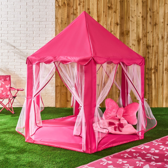 OHS Kids Outdoor Play Tent with Curtains - Hot Pink