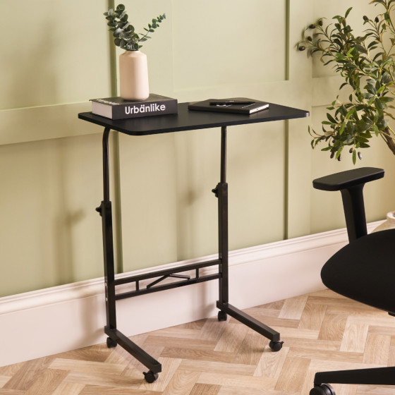 OHS Adjustable C Shape Table - Black