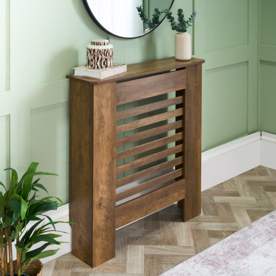 OHS Small Radiator Cover - Dark Wood