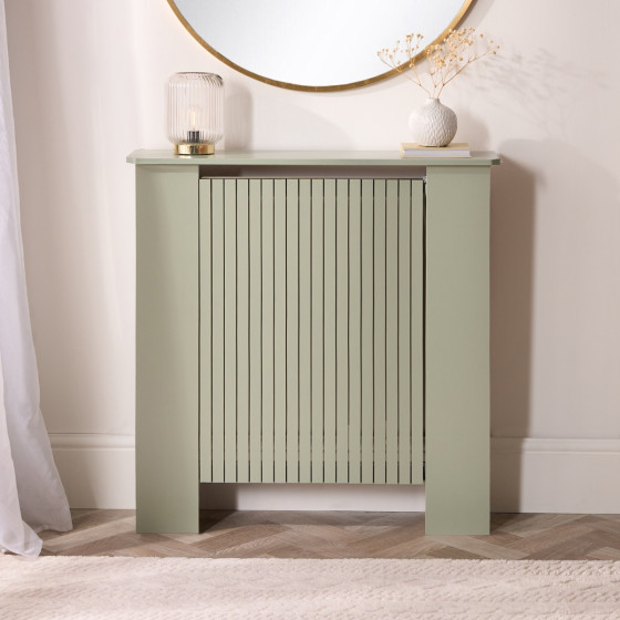 OHS Medium Ribbed Radiator Cover - Sage
