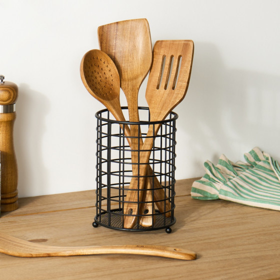OHS Wire Utensil Holder – Black