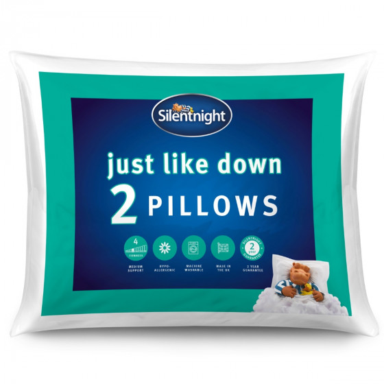 Silentnight Just Like Down Pillows 2 Pack
