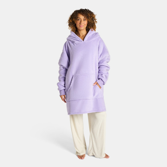 OHS Supersoft Hoodie Blanket, Adults - Lilac