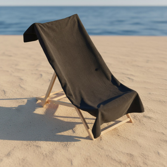 OHS Beach Towel - Black