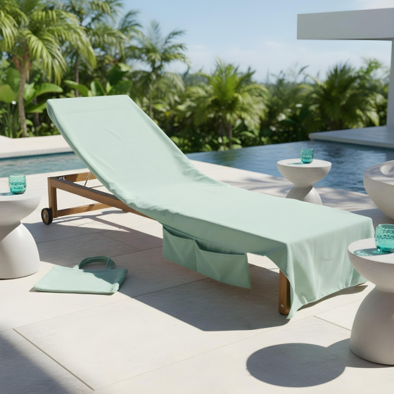 OHS Beach Towel In A Bag - Sage