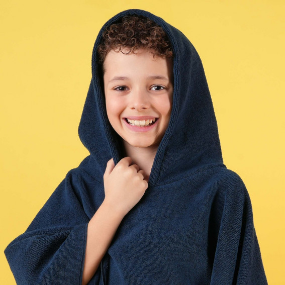 Kids & Toddler Hooded Poncho Beach Towel - Quick Dry Microfiber, 50x100cm, Perfect For Pool & Beach