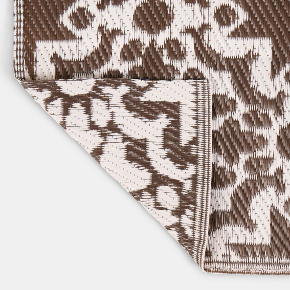 Reversible Printed Rug OHS Tile Print Reversible Outdoor Rug - Natural