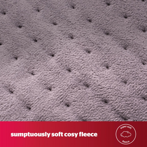 Silentnight Heated Throw Charcoal