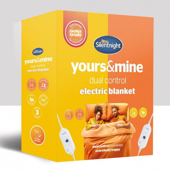 Silentnight Yours & Mine Electric Blanket Double