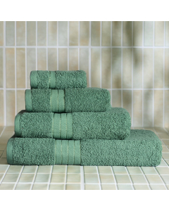 OHS 100% Cotton Face Cloth, Olive Green - 1PC