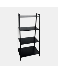 OHS Manhattan 4-Tier Shelving Unit - Black