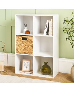 OHS Oslo 6 Cube Storage Unit - White 