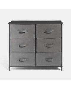 OHS Brooklyn 6 Drawer Unit - Grey