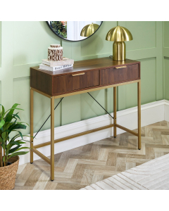 OHS Chelsea Console Table - Dark Wood 