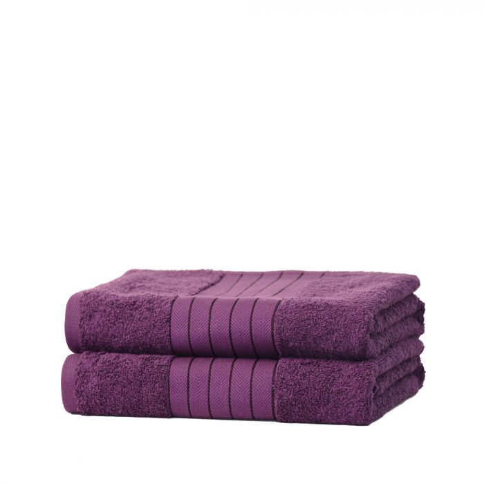 Grape Dreamscene Luxury 100/% Egyptian Cotton 2 x Jumbo Bath Sheets Extra Large Towels Bale