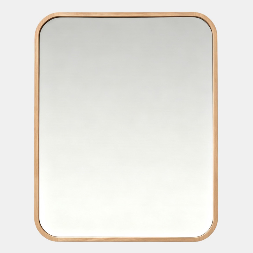 OHS Square Wall Mirror - Natural