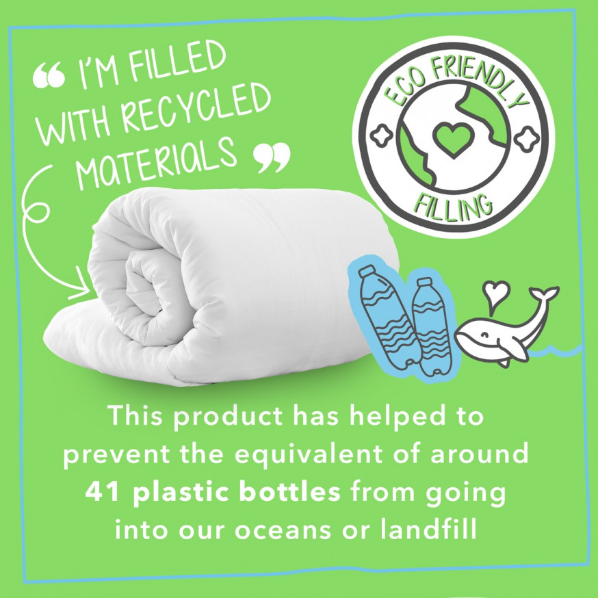 Snug Brilliantly Bouncy 10.5 Tog Duvet White