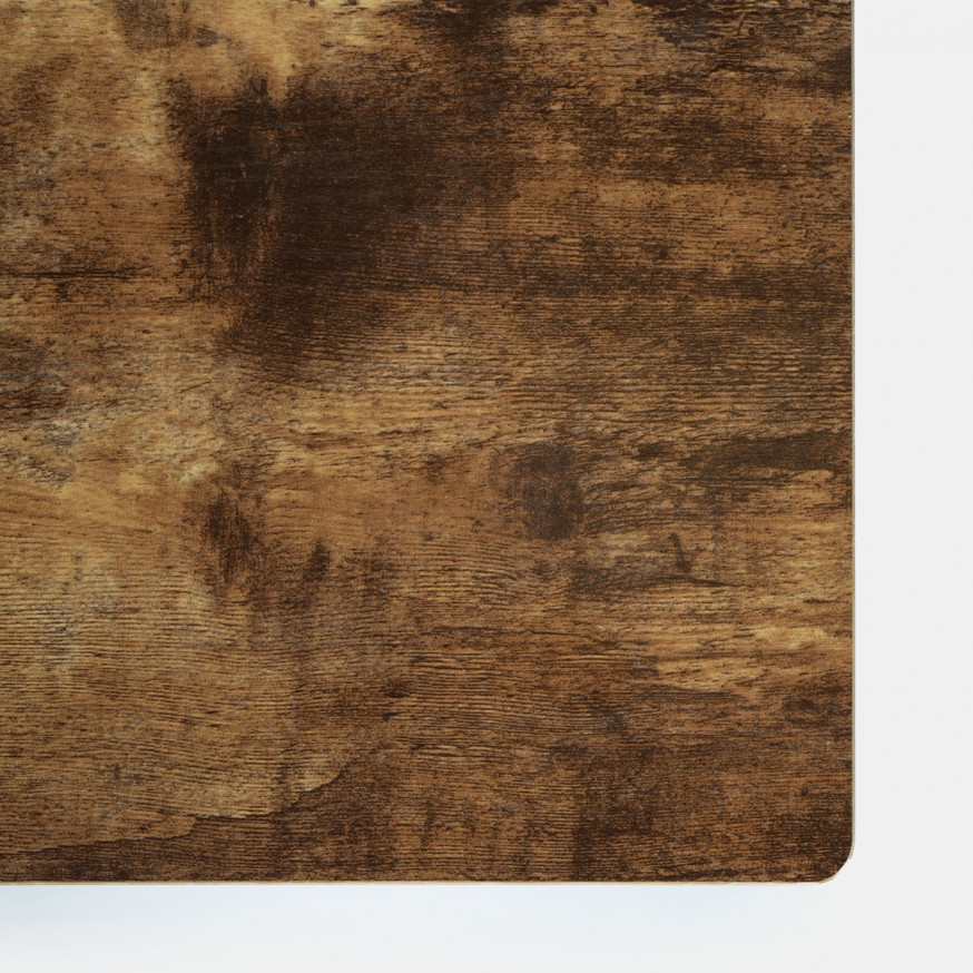 OHS C Shape Side Table - Dark Wood