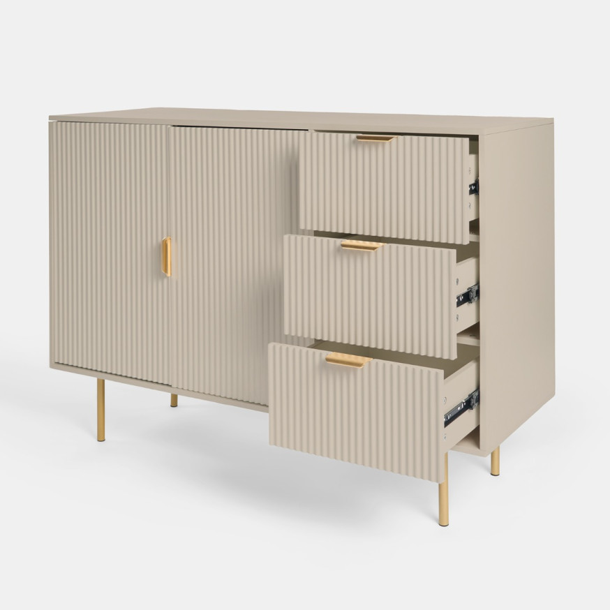 OHS Ribbed Sideboard - Natural