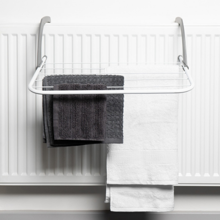 OHS 3m Radiator Clothes Airer - White