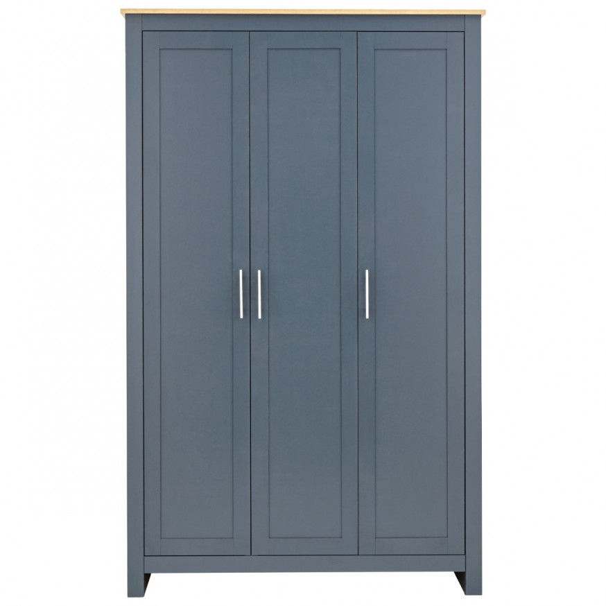 Lancaster 4 Piece Bedroom Furniture Set Slate Blue