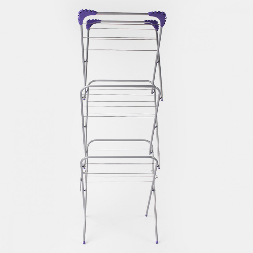 OHS 3 Tier Folding Laundry Concertina Clothes Airer 12m