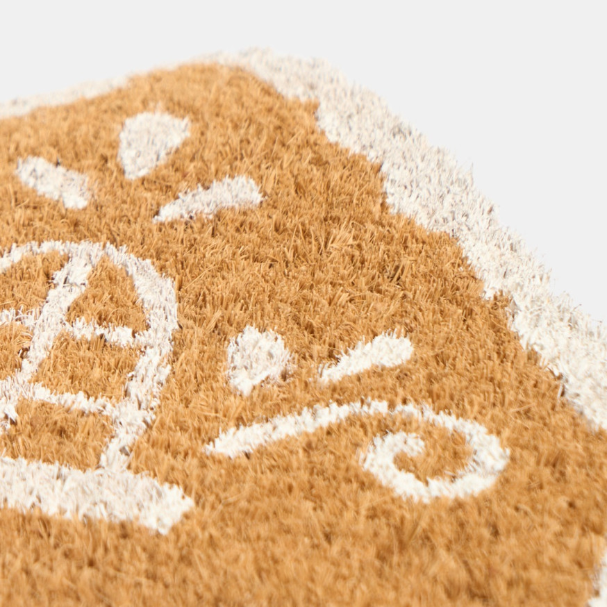 OHS Gingerbread House Coir Mat - Brown