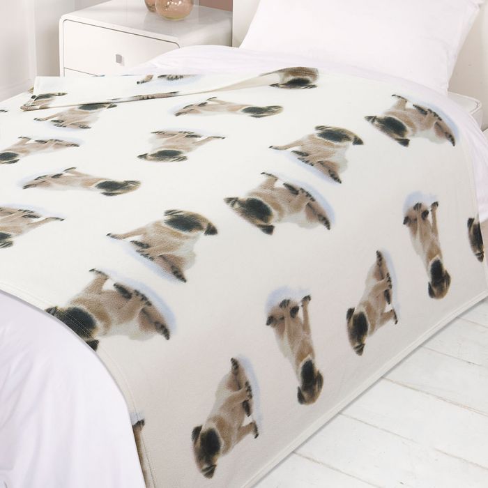 puppy fleece blanket