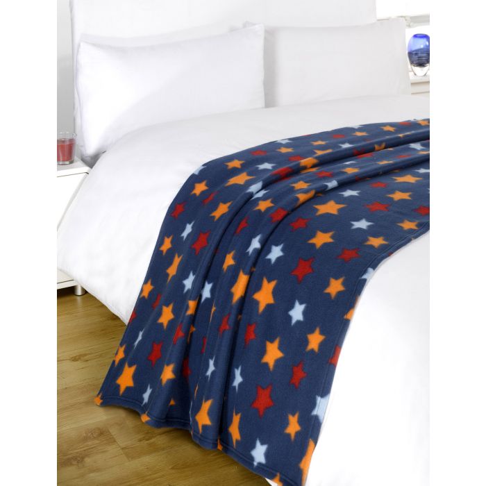 Fleece Blanket 120x150cm Star