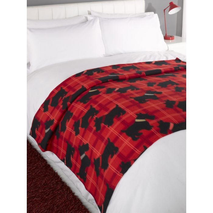 scottie dog throw blanket