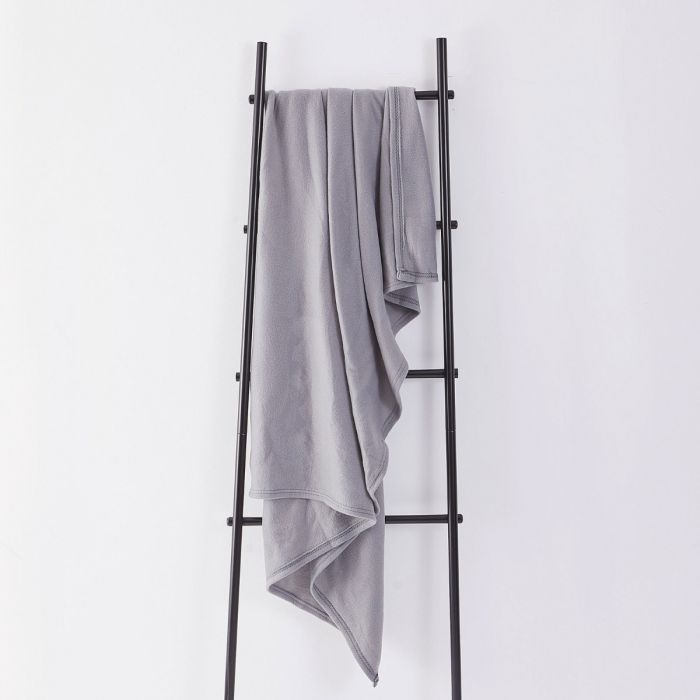 Fleece Blanket 120x150cm - Silver