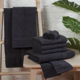 Brentfords 100% Cotton Bath Towel, Charcoal Grey - 1PC