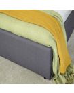 Ascot Upholstered Fabric Ottoman Storage Bed - Grey