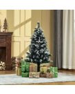 OHS Artificial Snow Dipped Christmas Tree, Dark Green - 4ft