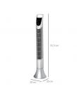 Homcom 36" Oscillating LED Tower Fan - Silver