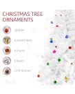 OHS Artificial Christmas Tree, White - 6ft
