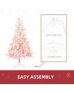 OHS Artificial Christmas Tree, Pink Ombre - 5ft