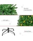 OHS Pre-Lit Artificial Christmas Tree With Warm White LED Lights, Green - 5ft