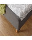 Ashbourne Upholstered Fabric Bed Frame - Grey